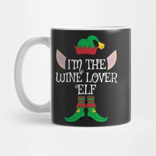 I'm The Wine Lover Christmas Elf Mug